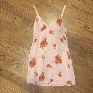 Reformation floral slip dress